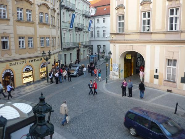Grand Café Orient - výhled z balkonu